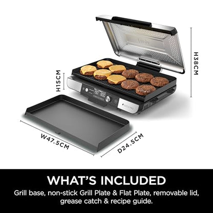 Indoor Electric Grill & Flat Plate – Multi-Function Grill for Easy Home Cooking