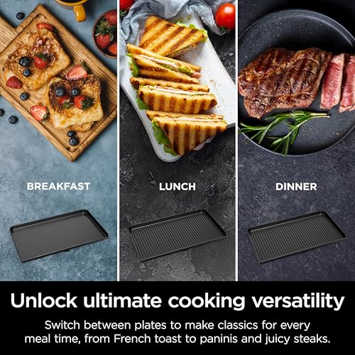Indoor Electric Grill & Flat Plate – Multi-Function Grill for Easy Home Cooking